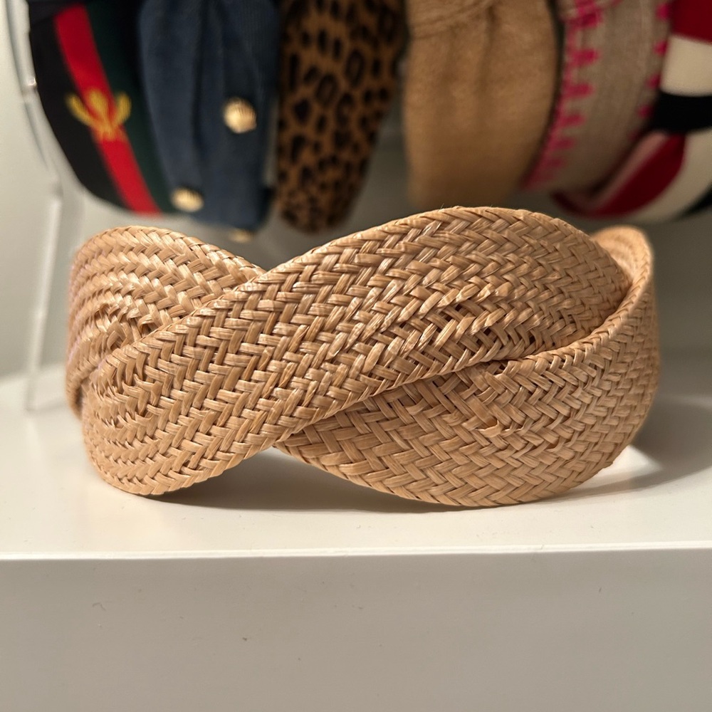 Woven Tan Headband